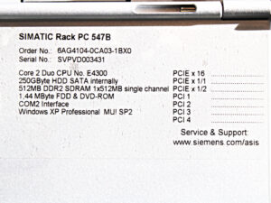 Siemens 6AG4104-0AA11-0BX0 Rack PC 547B -used-