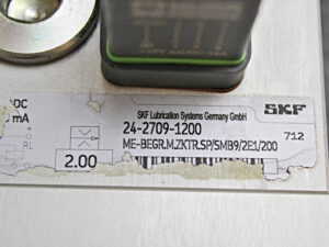 SKF SP/SMB9/2E1/200 24-2709-1200 Mengenbegrenzer + MURR Abschluß -used-