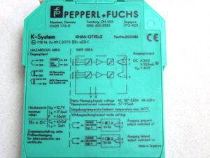 Pepperl+Fuchs KHA6-OT1/Ex2 Klemmenverstärker -used-