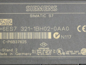 SIEMENS 6ES7321-1BH02-0AA0 SIMATIC S7-300 E: 02 -used-