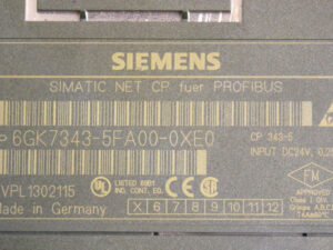 SIEMENS 6GK7343-5FA00-0XE0 SIMATIC NET CP E: 05 -Ecke gebrochen- -used-