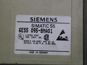 Siemens 6ES5 095-8MA01 Siematic S5 E:01 -used-