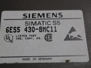 Siemens 6ES5430-8MC11 SIMATIC S5 – E: 1 -used-
