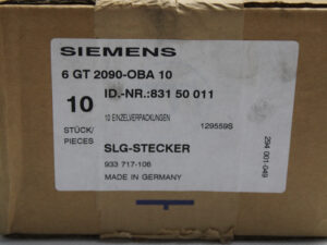 Siemens 6GT2090-0BA10 SLG-Stecker 10 Pcs./Carton. -OVP/sealed- -unused-