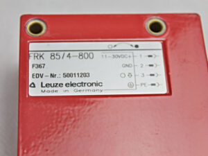 Leuze electronic FRK 85/4-800 Reflexionslichtschalter + Hirschman 12B GDM -used-