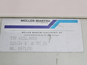 Müller Martini 4232.0030 Relais Niveau Kontrolle -used-