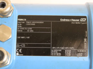 Endress+Hauser 50W40-UA0A1AA0ABAA PROMAG 50 Flowmeter -used-