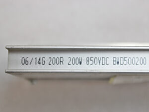 Koch BWD500200 850 VDC 200 W Bremswiderstand -used-