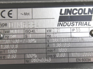LINCOLN INDUSTRIAL DIM63B4 Motor 0,18 kW -unused-