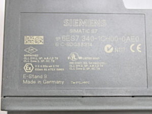 Siemens 6ES7340-1CH00-0AE0 SIMATIC S7-300 E-Stand 9 Ecke abgebrochen -used-