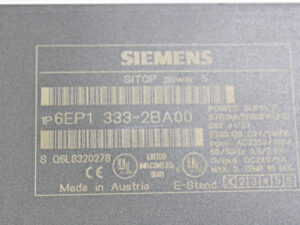 Siemens 6EP1333-2BA00 SITOP E: 01 -used-