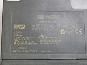 Siemens 6ES7340-1CH00-0AE0 SIMATIC S7-300 E-Stand 9 -used-