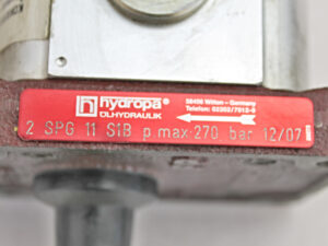 Hydropa 2SPG 11 S1B Hydraulikpumpe -used-
