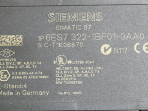 SIEMENS 6ES7322-1BF01-0AA0 SIMATIC S7-300 E: 04 -used-
