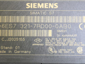 Siemens 6ES7321-7RD00-0AB0 Simatic S7 Digitaleingabe SM 321 E: 01 -used-