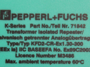 Pepperl+Fuchs KFD2-CR-Ex1.30-300 Transmitterspeisegerät -OVP/unused-