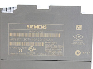 Siemens 6ES7307-1KA00-0AA0 Simatic S7-300 E: 03 -used-