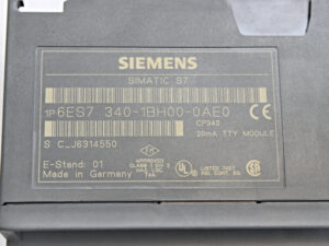 Siemens 6ES7340-1BH00-0AE0 Simatic S7-300 E: 01 -used-