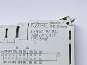WAGO 750-1504 16-Kanal Digitalausgang /16-Channel digital output -used-