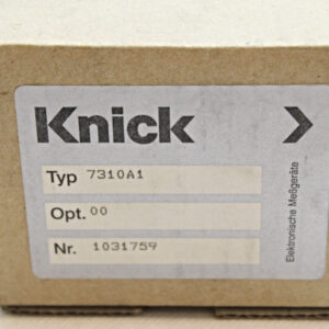 Knick 7310 A1 DC – Trennverstärker -OVP/unused-