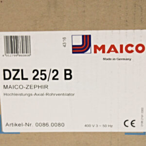 MAICO DZL 25/2 B Axial-Rohrventilator -unused-