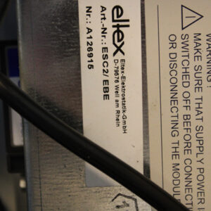 ELTEX Static Control ESC2/EBE + Lauer PC + MURR MEN 2.5 -used-