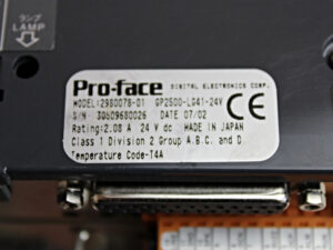 PRO-FACE 2980078-01 GP2500-LG41-24V Bedienpanel -used-
