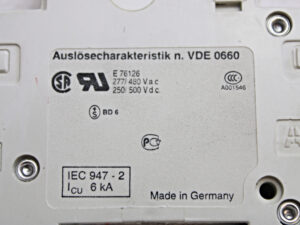 ABB S 281 UC K 2A Leitungsschutzschalter -used-