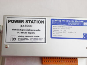 PLATING ELECTRONIC pe30001 Power Station -OVP/unused-