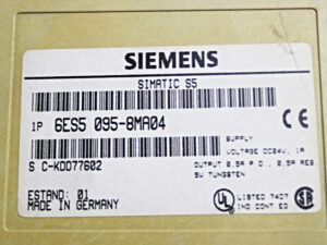 Siemens 6ES5095-8MA04 SIMATIC S5 – E: 01 -used-