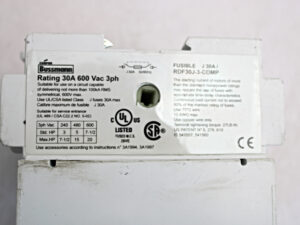 BUSSMANN RDF30J-3-COMP Steuerschalter -used-