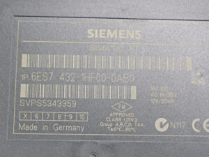 SIEMENS 6ES7432-1HF00-0AB0 SIMATIC S7-400 – Analogausgabe -used-