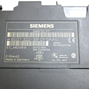 4x SIEMENS 6ES7322-1BF01-0AA0 Simatic S7-300 E-02 -used