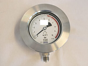 Wika 401164981 Rohrfedermanometer 10 bar Maxos DIN 7080-10