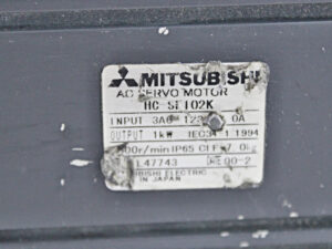 Mitsubishi HC SF102K AC-Servo Motor 1 kW 2000rpm -used-
