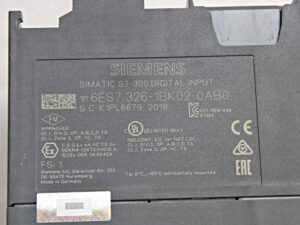 SIEMENS 6ES7326-1BK02-0AB0 SIMATIC S7 F-State:1 -used-