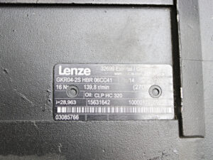 LENZE GKR04-2S HBR 06CC41 Kegelradgetriebe, i= 28,963 -used-