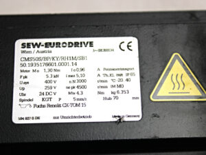 SEW CMS50S/BP/KY/RH1M/SB1 Hubspindelmotor 70 mm -unused-