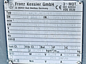 Franz Kessler  DMQ112.AM.4.AFS-C4  B05720181005 3 Phasen Motor -used-