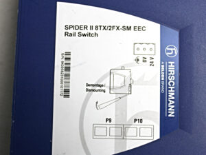 Hirschmann Spider II 8TX/2FX-SM EEC Rail Switch -used-