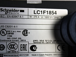 Schneider Electric LC1F1854 Leistungsschütz 8kW -used-