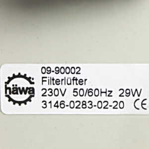 HÄWA Filterlüfter 230V 29W -OVP/used-