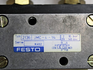 Festo 2136 JMC-4-1/4 Magnetventil -used-