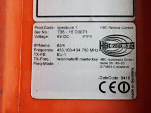 HBC radiomatic FSE 735 Steuerung -used-