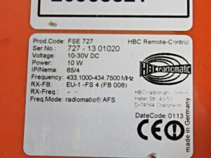 HBC radiomatic FSE 727 Sender + Empfänger -used-