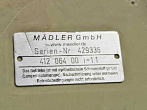 Mädler 421 064 00  Kegelradgetriebe i=1:1 -used-