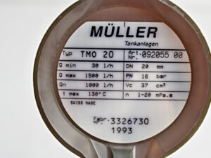 Müller Tankanlagen TMO 20 = AQUAMETRO VZO 20 Oelzähler -unused-