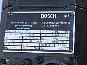 Bosch SD-B3.031.03-00.000 Bürstenloser Servomotor -used-
