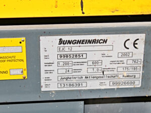 Jungheinrich EJC 12 EX geschützt + Ladestation – used-