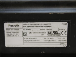 Rexroth MSK040B-0450-NN-S1-UG0-NNNN Servomotor -unused-